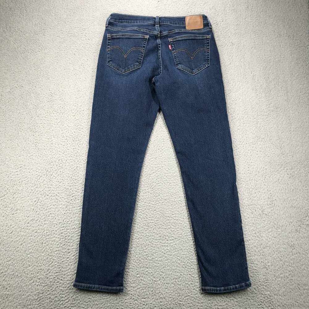 LEVIS Jeans Womens Size 27 Borrowed From The Boys Straight Leg "E" Premium Denim